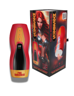 Fire Sorceress Solara Masturs- Masturbador con calor, vibración y empuje