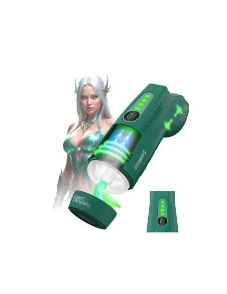 Forest Warrior Ayla Masturs– Masturbador Multifunción con Succión, Vibración y Voz