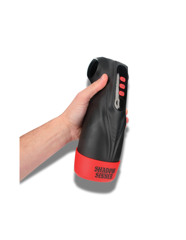 Shadow Sinner Raven Masturs– Masturbador Multifunción con Succión, Vibración y Luces LED