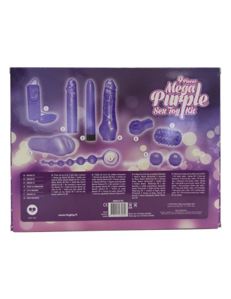 TOYJOY - MEGA PURPLE SEX TOY KIT Pack 9 Juguetes Sexuales| SEXPLACE.MX