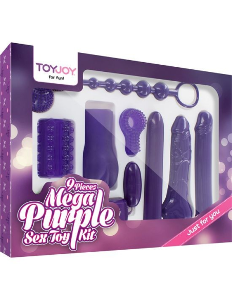 TOYJOY - MEGA PURPLE SEX TOY KIT Pack 9 Juguetes Sexuales| SEXPLACE.MX