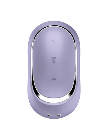 SATISFYER - PRO TO GO 2 ESTIMULADOR Y VIBRADOR DOBLE VIOLETA