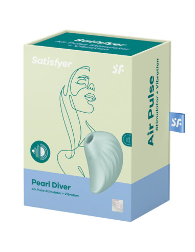 SATISFYER - PEARL DIVER Estimulador Y Vibrador Violeta | SexPlace.MX