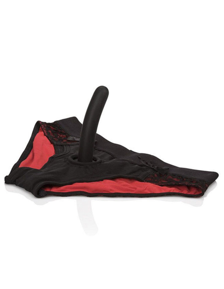 CALEXOTICS - SCANDAL SET DE BRAGUITAS ROJAS CON DILDO TALLA L-XL