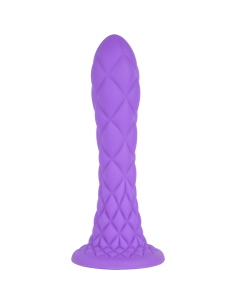 SILEXD - DREAMY DILDO FANTASY SILICONA LIQUIDA TERMOREACTIVO VIOLETA 18.5 CM