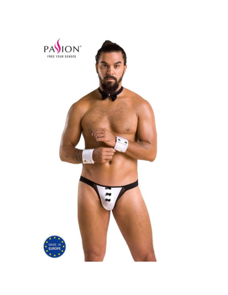 PASSION - 036 SLIP ALFROJO NEGRO S-M