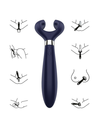 SATISFYER - ENDLESS FUN MULTI VIBRADOR 3 AZUL