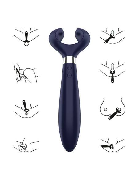 SATISFYER - ENDLESS FUN MULTI VIBRADOR 3 AZUL