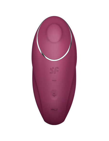 SATISFYER - TAP and CLIMAX 1 VIBRADOR LAY-ON ROJO