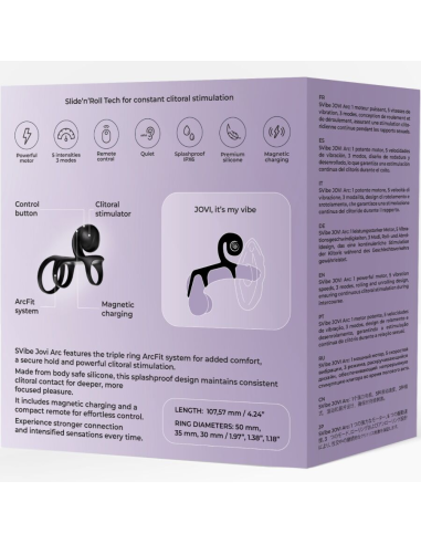 SNAIL VIBE - JOVI ARC ANILLO DE PAREJA CONTROL REMOTO NEGRO