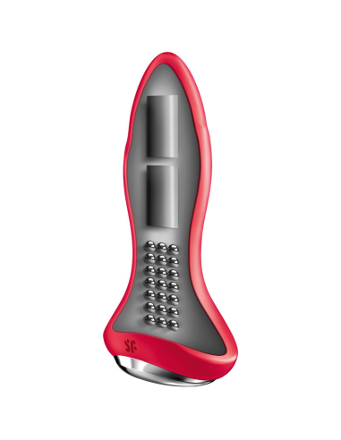 SATISFYER - ROTATOR PLUG 1 PLUG VIBRADOR APP ROJO