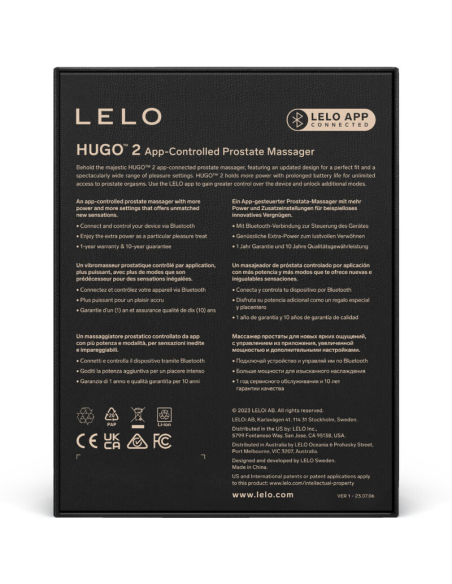 LELO - HUGO 2 MASAJEADOR DE PROSTATA VERDE