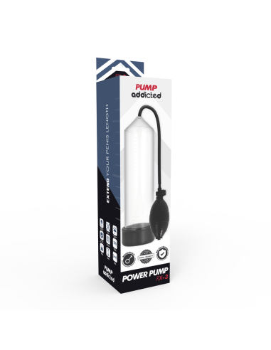 PUMP ADDICTED - BOMBA ERECCIÓN RX3 TRANSPARENTE