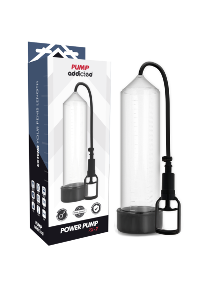 PUMP ADDICTED - BOMBA ERECCIÓN RX7 TRANSPARENTE