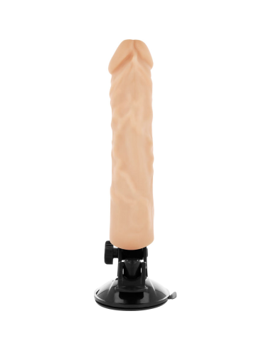 BASECOCK - VIBRADOR REALÍSTICO CONTROL REMOTO NATURAL 21 CM -O- 4 CM