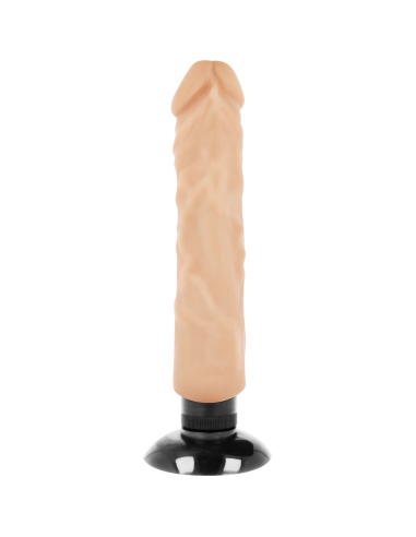 BASECOCK - VIBRADOR REALÍSTICO 2-1 NATURAL 20 CM -O- 4 CM