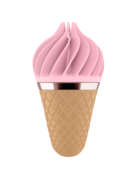 SATISFYER - SWEET TREAT SPINNATOR MARRÓN and ROSA