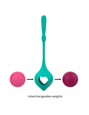 SET DEVA RITUAL ENTRENAMIENTO PELVICO VERDE AQUA