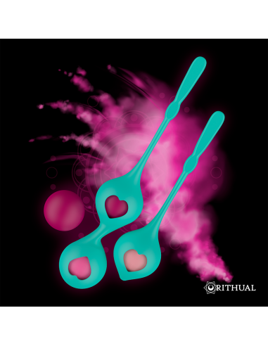 SET DEVA RITUAL ENTRENAMIENTO PELVICO VERDE AQUA