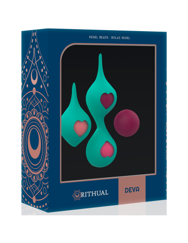 SET DEVA RITUAL ENTRENAMIENTO PELVICO VERDE AQUA