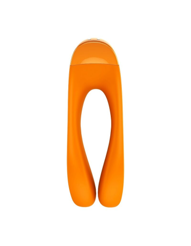 SATISFYER - CANDY CANE VIBRADOR DEDO NARANJA