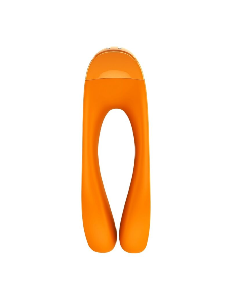 SATISFYER - CANDY CANE VIBRADOR DEDO NARANJA
