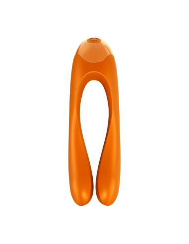 SATISFYER - CANDY CANE VIBRADOR DEDO NARANJA