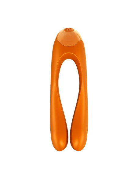 SATISFYER - CANDY CANE VIBRADOR DEDO NARANJA