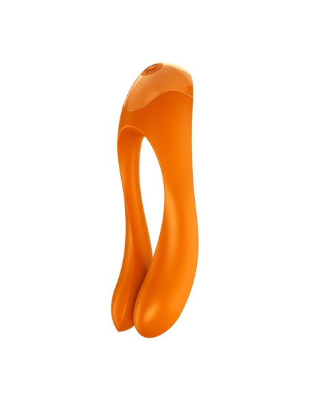 SATISFYER - CANDY CANE VIBRADOR DEDO NARANJA