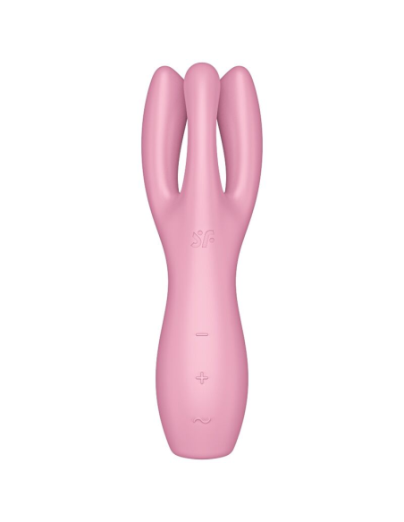 SATISFYER - THREESOME 3 VIBRADOR ROSA