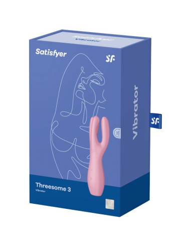 SATISFYER - THREESOME 3 VIBRADOR ROSA