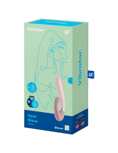 SATISFYER - HEAT WAVE VIBRADOR APP ROSA