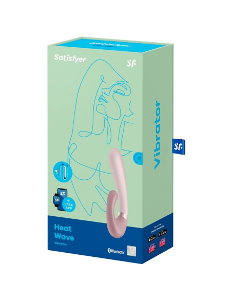 SATISFYER - HEAT WAVE VIBRADOR APP ROSA