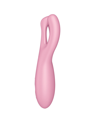 SATISFYER - THREESOME 4 VIBRADOR APP ROSA