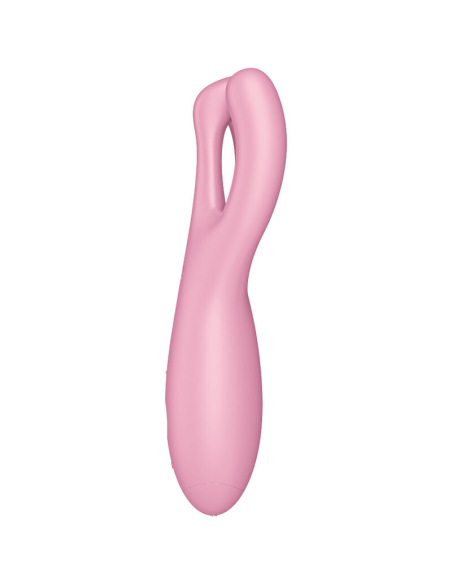 SATISFYER - THREESOME 4 VIBRADOR APP ROSA