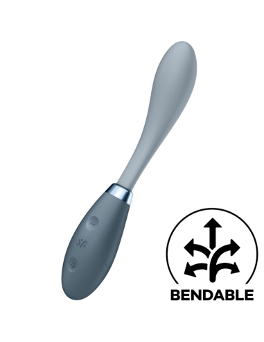 SATISFYER - G-SPOT FLEX 3 MULTI VIBRADOR GRIS