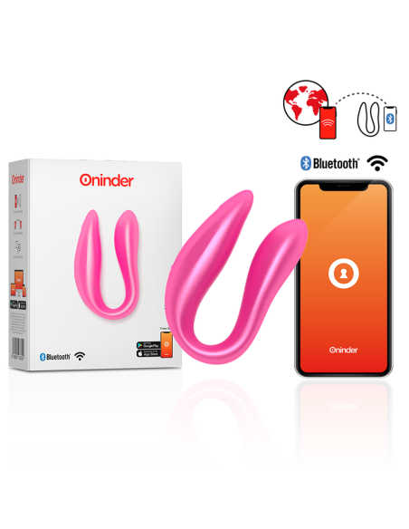 ONINDER - LISBOA ESTIMULADOR PUNTO G and CLÍTORIS ROSA - APP GRATUITA ROSA