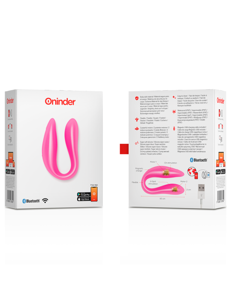 ONINDER - LISBOA ESTIMULADOR PUNTO G and CLÍTORIS ROSA - APP GRATUITA ROSA