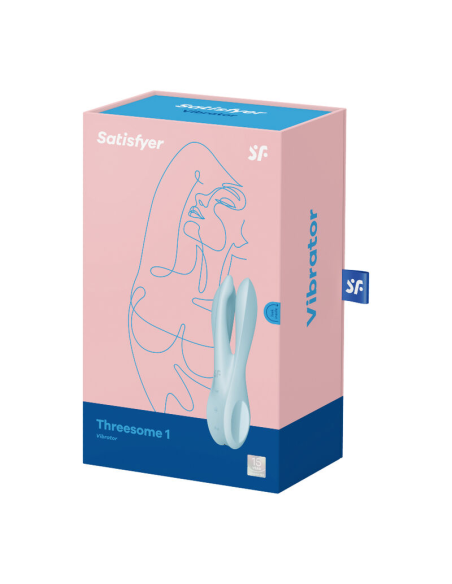 SATISFYER - THREESOME 1 VIBRADOR AZUL