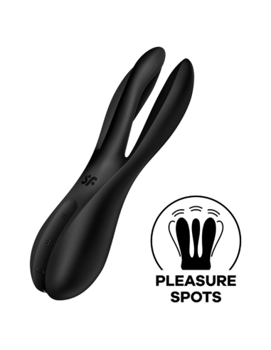 SATISFYER - THREESOME 2 VIBRADOR NEGRO