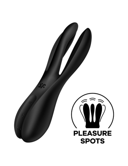 SATISFYER - THREESOME 2 VIBRADOR NEGRO