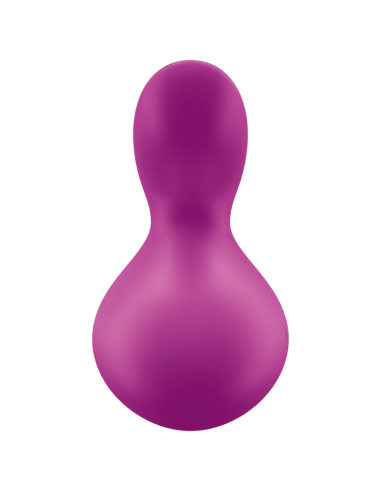 SATISFYER - VIVA LA VULVA 3 VIBRADOR LAY-ON VIOLETA