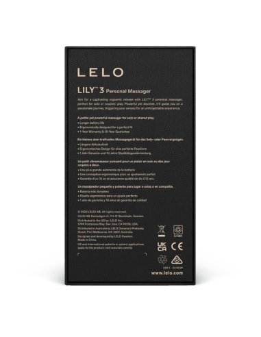 LELO - LILY 3 MASAJEADOR PERSONAL - VERDE AGUA