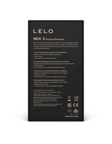 LELO - NEA 3 MASAJEADOR PERSONAL NEGRO