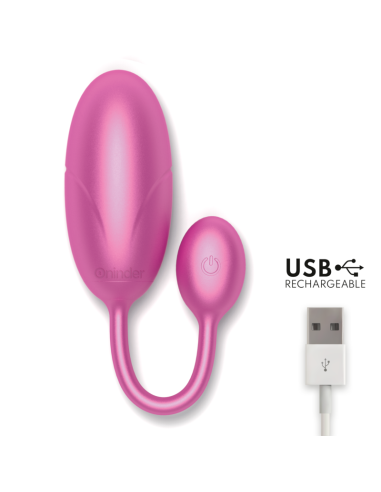 ONINDER - TOKYO HUEVO VIBRADOR ROSA 7.5 X 3.2 CM - APP GRATUITA