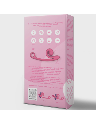 SNAIL VIBE - CURVE VIBRADOR ROSA