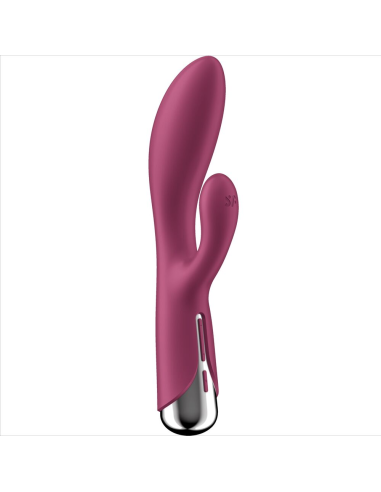 SATISFYER - SPINNING RABBIT 1 ESTIMULACION CLITORIS Y PUNTO G ROJO