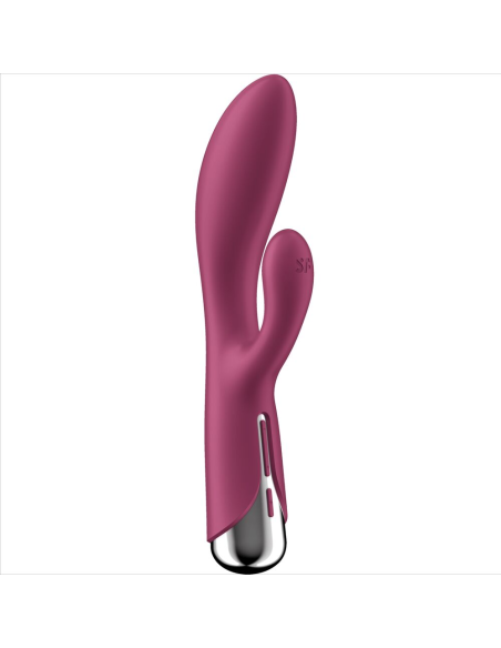 SATISFYER - SPINNING RABBIT 1 ESTIMULACION CLITORIS Y PUNTO G ROJO