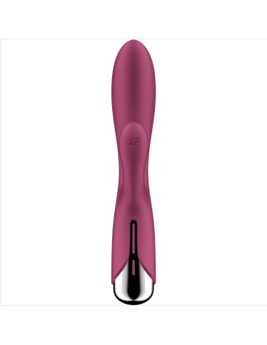 SATISFYER - SPINNING RABBIT 1 ESTIMULACION CLITORIS Y PUNTO G ROJO