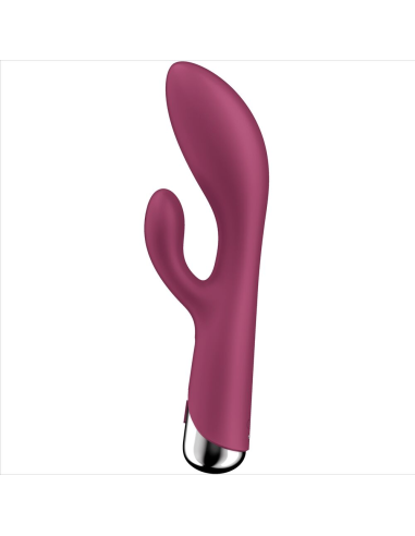 SATISFYER - SPINNING RABBIT 1 ESTIMULACION CLITORIS Y PUNTO G ROJO